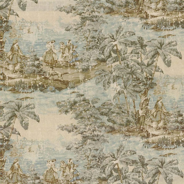 Bosporus Flax Covington Fabric