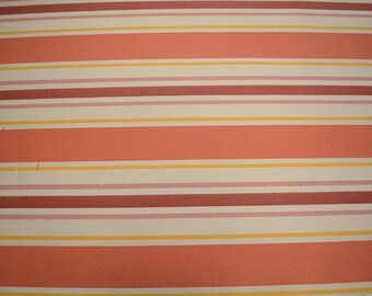 Cayman Sunset Red Yellow Orange Railroaded Outdoor Stripe Covington Fabric