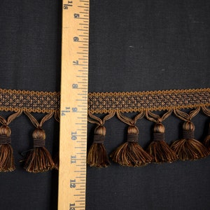 Chocolate Brown Tassel Trim BF 4005