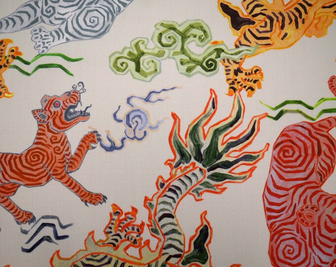 Tancho Parchment Hamilton Fabric Etsy