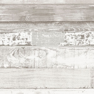 FH37558 Grey Beachwood Faux Wood Plank Wallpaper