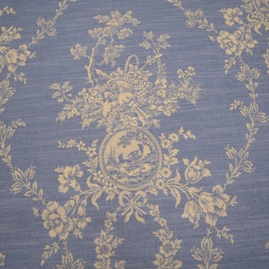 Country House Toile Chambray Waverly Fabric