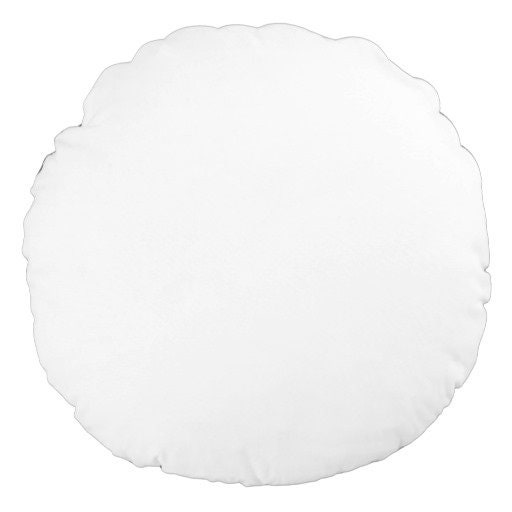 18 Inch Round Floor Pillow Insert - Filled with Polyester Form