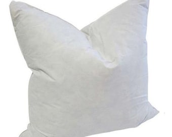16 X 16 Square Goose Feather Down Pillow Form Insert 