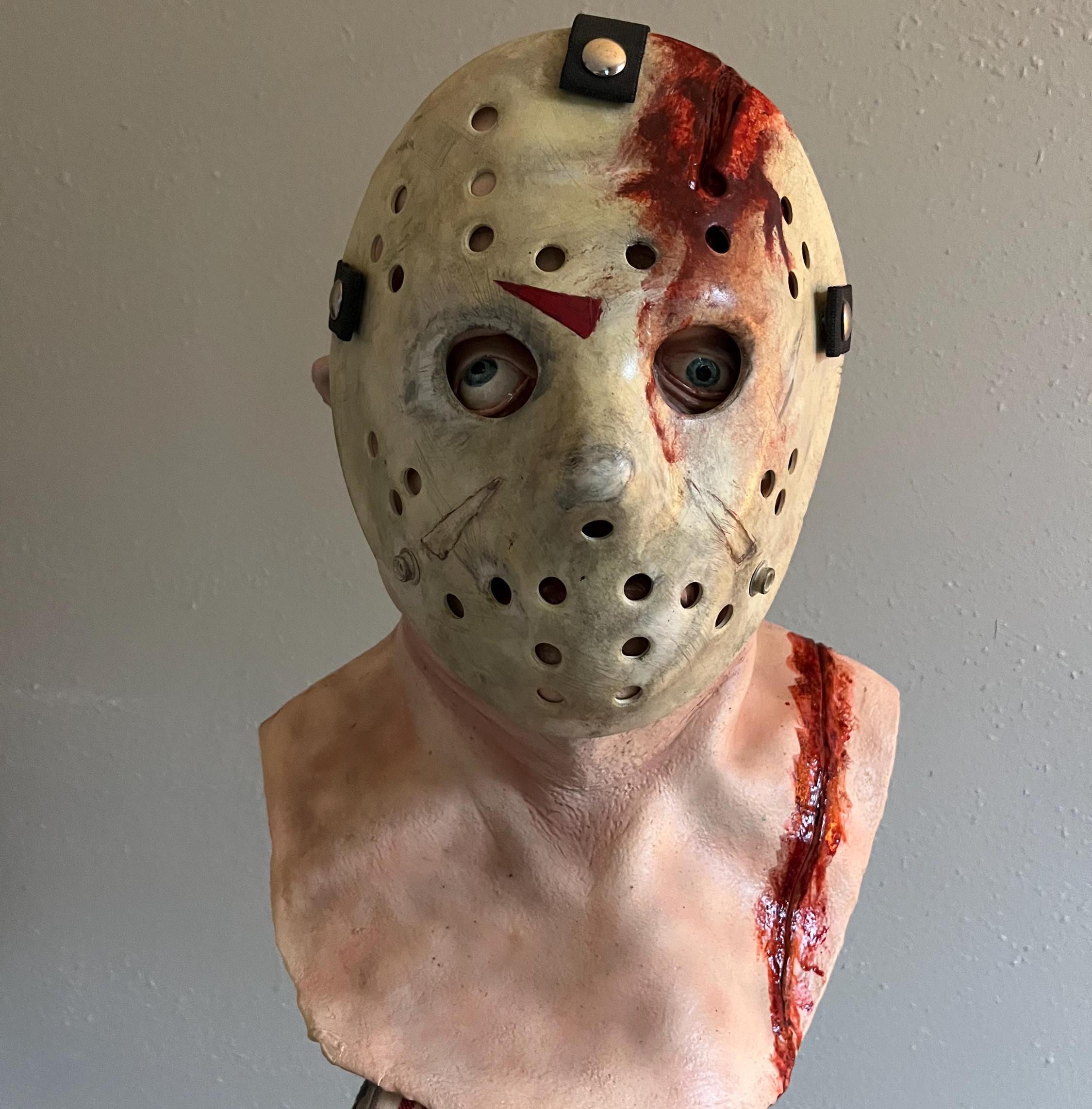 Jason Voorhees Part 4 the Final Chapter Latex Display Bust/hockey