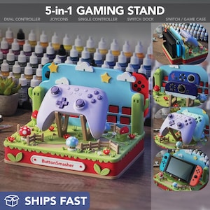 Bunter Controller Halter, Switch Case, Halter für xbox ps5 Switch, Videospiele-Dekor, personalisierter Controller Stand, Gamer Geschenk, Joycon