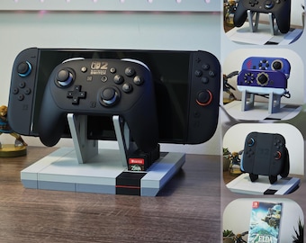 NES Switch and Switch Pro Controller Display Stand, Joycons