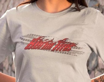 STRAY KIDS "Burnin' Tires" Logo Shirt