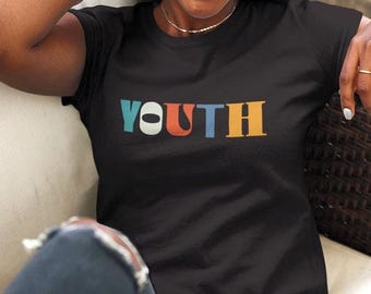 Maglietta con logo "YOUTH" di Lee Know