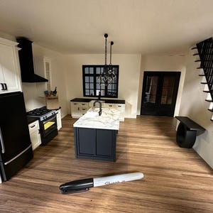 1:12 Scale Modern dollhouse Farmhouse Kitchen Miniature