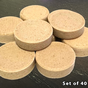 Oak Game Tokens – Custom Wooden Pieces for Catan & Carcassonne