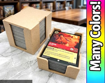 Card Holder Tray Set and Dispenser with Top for Board Games