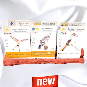 Wingspan Card Stand - Double Level Log-Style Holder for Board Game Cards