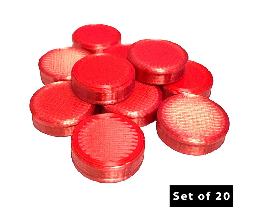 Game Tokens / Markers: Ceremonial Red - Etsy