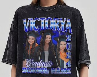 Custom Graduation Shirt, Custom Photo Graduate Shirt, Family Graduation 2024 Shirt, Senior T-Shirt, Class of 2024 Shirt, Graduation Party