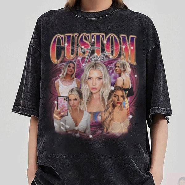 Custom Bootleg Rap Tee, Custom Photo Shirt, Retro Custom Bootleg Rap Tee, Custom Your Photo, Insert Your Design, Vintage Graphic 90s Tshirt