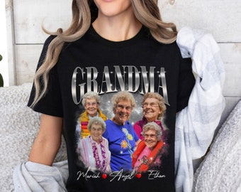 Custom 90s Vintage Bootleg Shirt, Custom Your Own Bootleg Mother's Day Idea Shirt, Custom Bootleg Rap Nana Grandma Mom Mama Birthday Gift