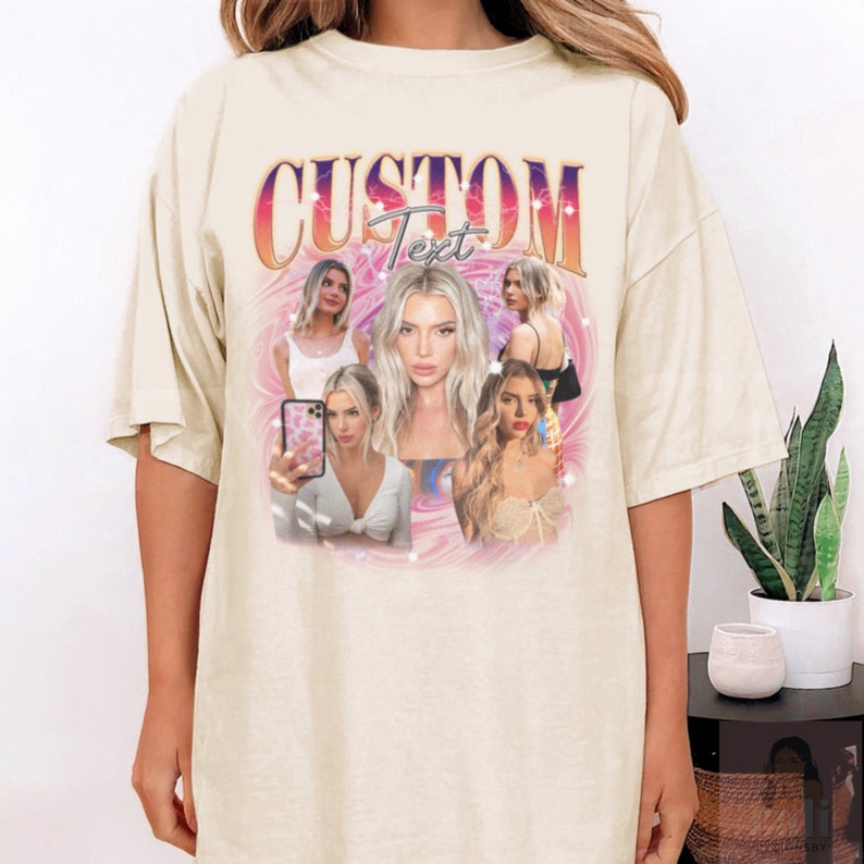 Custom Bootleg Rap Tee, Custom Photo Shirt, Retro Custom Bootleg Rap Tee, Custom Your Photo, Insert Your Design, Vintage Graphic 90s Tshirt