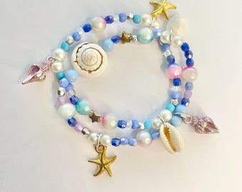 Beach Charm Bracelet - pretty & Cute