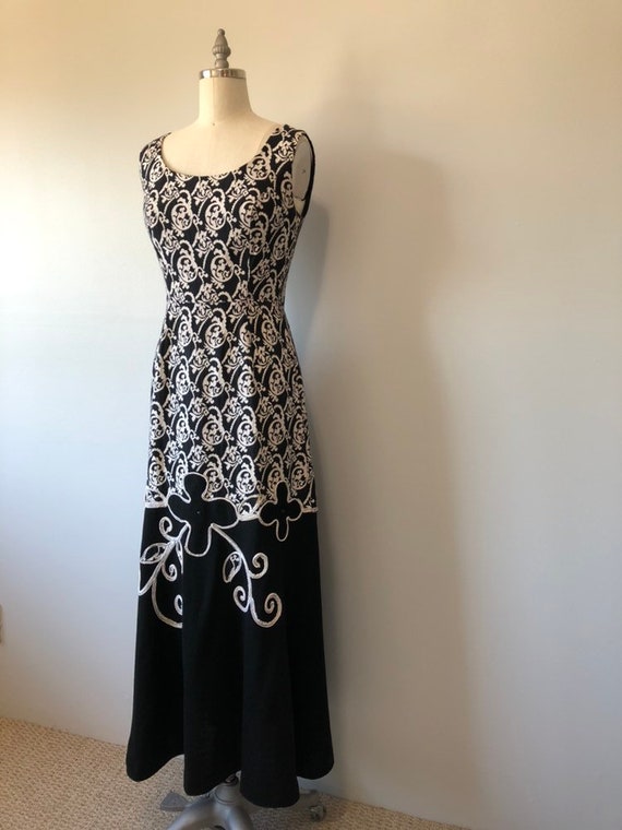 Rockabilly Vintage Dress / Evening Gown / Elegant… - image 6