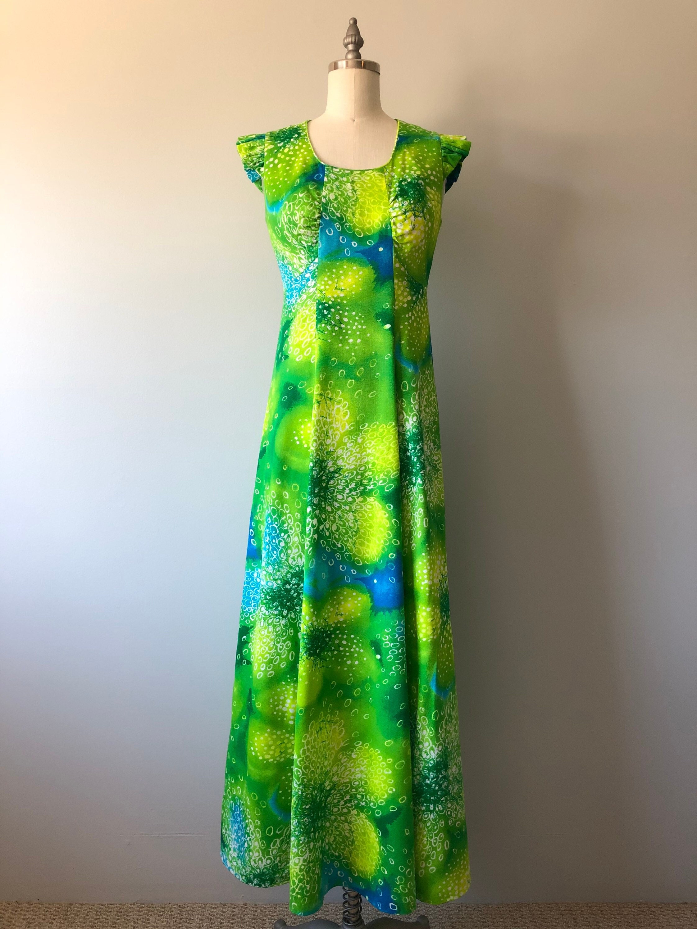 Green hawaiian deals dress