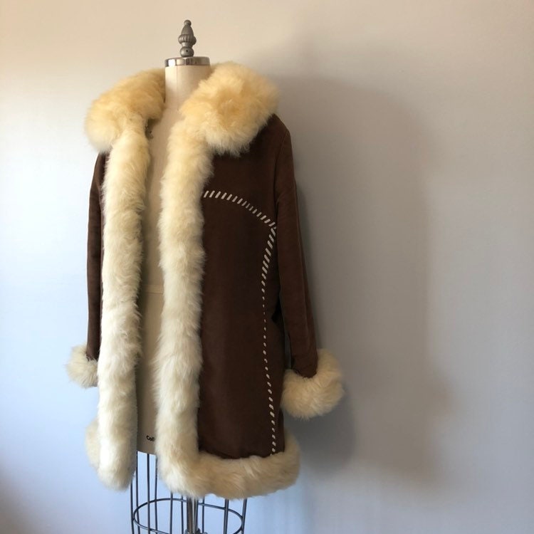 70s Boho Vintage Coat / Cold Weather Wear / Eskimo Jacket / | Etsy