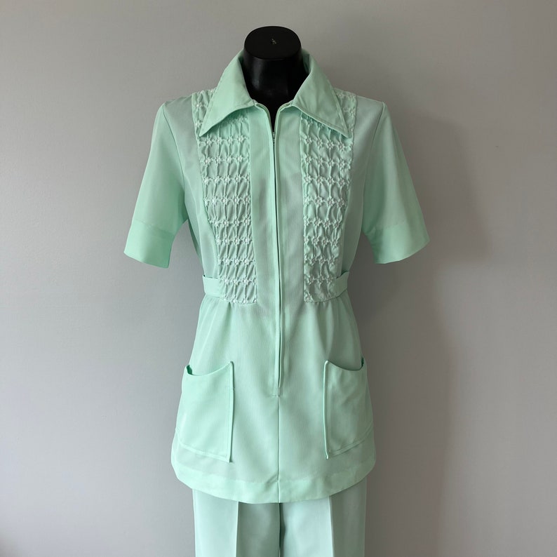 Vintage Uniform / Mint Green 70s Outfit / Vintage Workers Suit - Etsy
