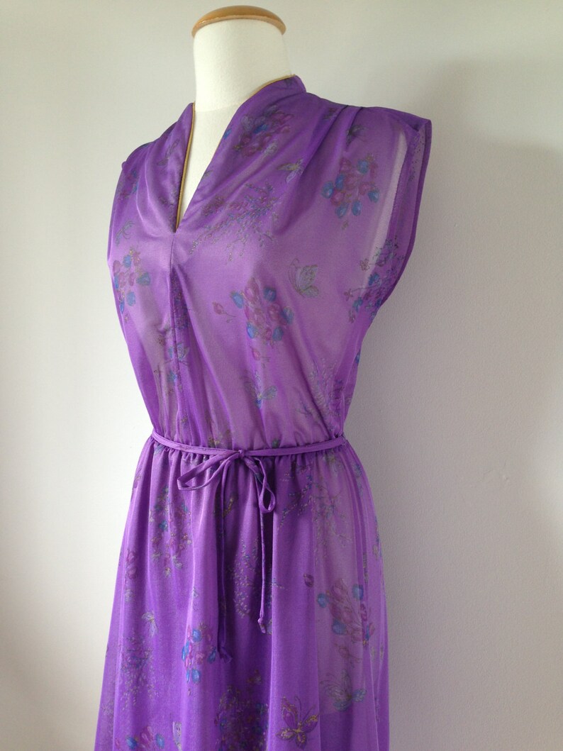 light purple floral dress