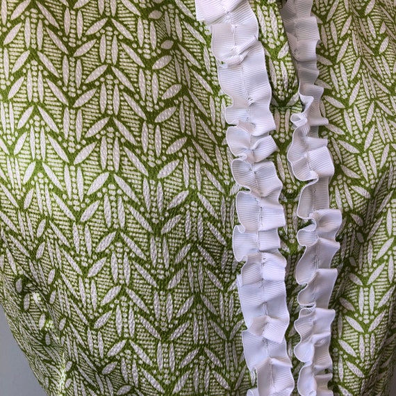 Green Handmade Day Dress / Handmade Vintage 60s D… - image 5
