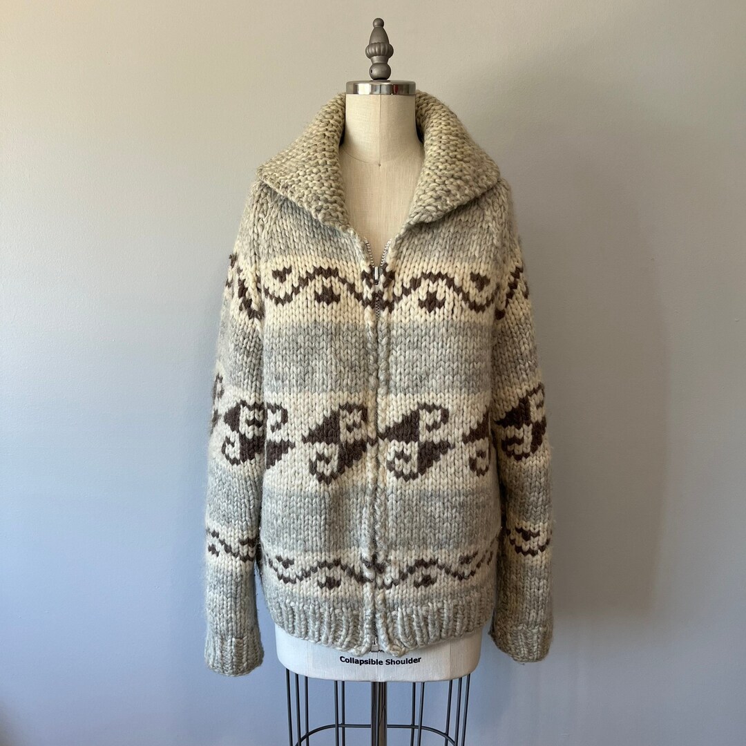 Vintage cowichan sweater cheap