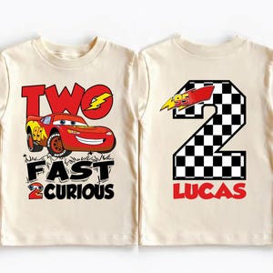 Lightning McQueen Birthday Tee, Disney Cars Birthday Boy T-shirt, Pixar Pit Crew Sweatshirt, Birthday Family Gift, Racing Car Birthday Trip