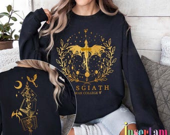 Basgiath War College Sweatshirt, Dragon Rider, Fourth Wing Hoodie, Violet Sorrengail, Xaden Riorson, Fly or Die, Riders Quadrant, Rebecca Yoros