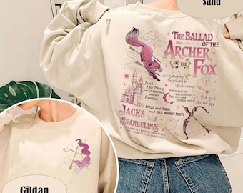 Camiseta "La Balada del Arquero y el Zorro" Comfort Colors®, artículos de Stephanie Garber, camisetas "Érase una vez un corazón roto", regalo para el lector de Caraval