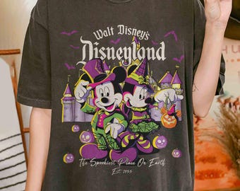 Walt Disney's Disneyland Est. 1955 Halloween Shirt, Mickey and Friends Halloween Shirt, Mickey's Not So Scary Party, Disney Halloween 2025