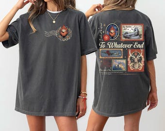 Sudadera con sello de dos caras de SJM Books, camiseta de Trono de Cristal, sudadera de Acotar, camiseta de Aelin Corazón de Fuego, sudadera de Kingsflame The Thirteen