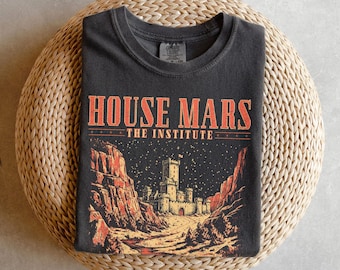 House Mars Shirt, Red Rising Comfort Colors T-Shirt, Bookish Merch, Scifi Lover Gift
