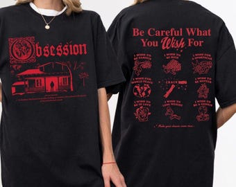 Vintage Obsession 2 Side, Be Careful What You Wish Shirt, Scary Movie 2026 Tee, One Wish Willow Sweatshirt