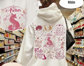 Sudadera con capucha Ballad Archer Fox, productos de Stephanie Garber Book, camiseta Once Upon Broken Heart