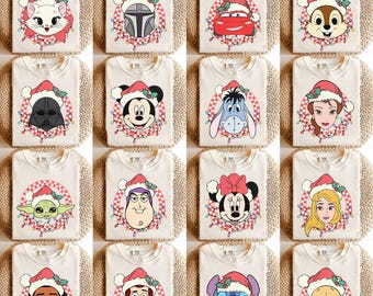 Retro Disney Kariertes Micky und Freunde Shirt, Walt Disney World Schachbrett Shirt, Das magische Königreich, Disneyworld Shirt, Disneyland Trip