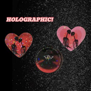 KNOCKED LOOSE 3PC Holographic Sticker Set