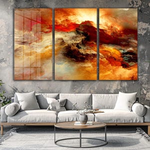 Tempered Glass Wall Art, Abstract Glass Wall Decor, Home Decor, Living Room Wall Art, Decor For Bedroom, Extra Large Wall Art, Wall Hanging