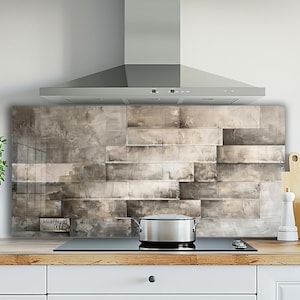 Dosseret en verre trempé pour cuisinière, façade arrière de cuisinière, crédence en verre, couvercle supérieur de cuisinière, planche à découper et à nouilles, décoration de cuisine