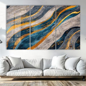 Abstract Glass Wall Art , Luxury Wall Art , Vivid Wall Art , High Quality , Tempered Glass Printing Wall Art , Vibrant Colors Glass Wall Art