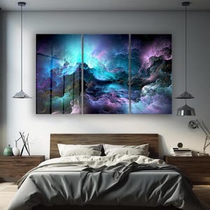 Large Colorful Glass Wall Decor, Living Room Wall Art, Tempered Glass Print, Modern Wall Decor, Vibrant Color Artwork, Abstract Glass Art