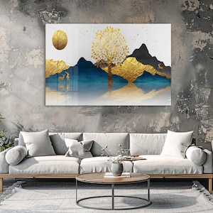 Abstract Colorful Wall Art , Vivid Colors , Tempered Glass Printing Wall Art , High Quality , Glassware , Wall Hanging , Birthday Gift