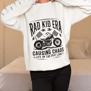 Rad Kid Era PNG, Toddler Boy Shirt Design, Trendy Kids Sublimation PNG, Cool Edgy Kid Clipart, Causing Chaos PNG, Boy Mom Graphic