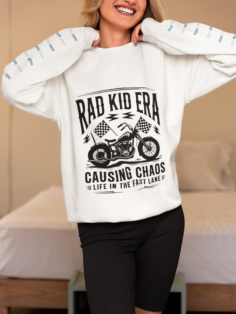 Rad Kid Era PNG, Toddler Boy Shirt Design, Trendy Kids Sublimation PNG, Cool Edgy Kid Clipart, Causing Chaos PNG, Boy Mom Graphic