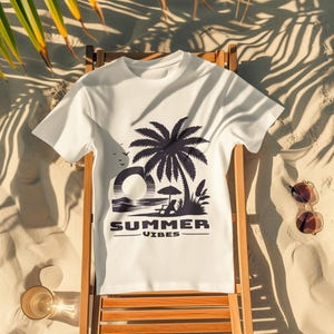 Retro Summer Vibes SVG PNG | Beach Shirt Sublimation Design | Summer Break Cut File | Front & Back Summer Shirt Svg Png