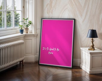 It's So Good To Be Home Quote Print Entryway Wall Decor Digital Download Inspiring Words Minimalist Wall Art Neutral Print Welcome Prints