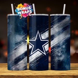 Cowboy Texas Star and Stripes 20oz Skinny Tumbler Sublimation Design Templates, Seamless PNG Digital Download